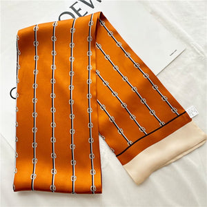 MaraSilk Pure Mulberry Silk Scarf - Ribbon Satin MS774