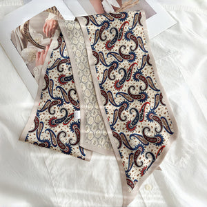 MaraSilk Pure Mulberry Silk Scarf - Ribbon Satin MS775