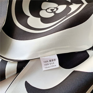 MaraSilk Pure Mulberry Silk Scarf - Ribbon Satin MS781