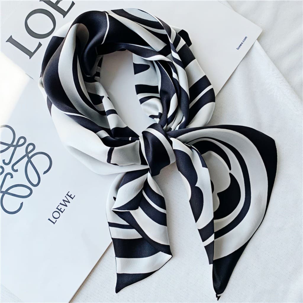 MaraSilk Pure Mulberry Silk Scarf - Ribbon Satin MS781