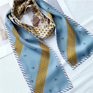 MaraSilk Pure Mulberry Silk Scarf - Ribbon Satin MS782