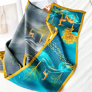 MaraSilk Pure Mulberry Silk Scarf - Ribbon Satin MS784