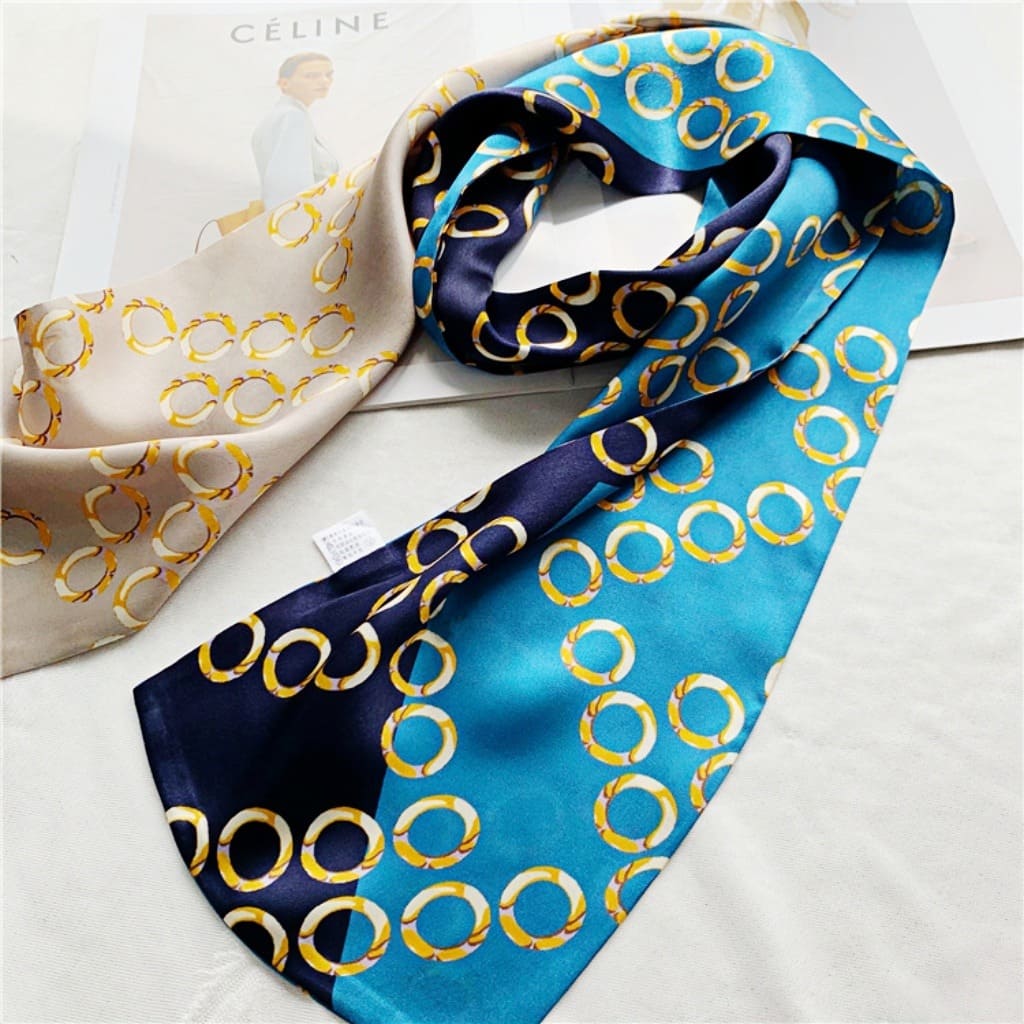 MaraSilk Pure Mulberry Silk Scarf - Ribbon Satin MS786