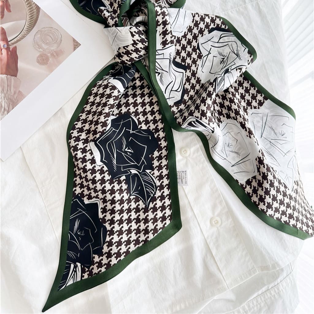 MaraSilk Pure Mulberry Silk Scarf - Ribbon Satin MS788