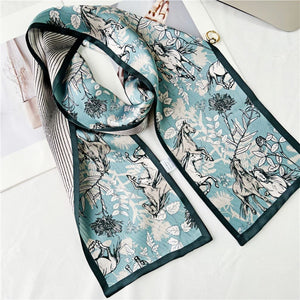 MaraSilk Pure Mulberry Silk Scarf - Ribbon Satin MS789