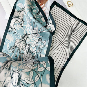 MaraSilk Pure Mulberry Silk Scarf - Ribbon Satin MS789