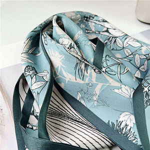 MaraSilk Pure Mulberry Silk Scarf - Ribbon Satin MS789