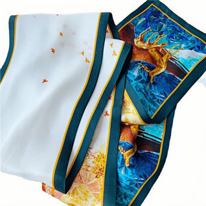 MaraSilk Pure Mulberry Silk Scarf - Ribbon Satin MS790