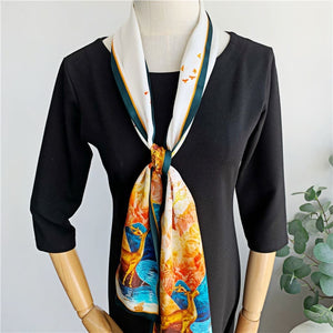 MaraSilk Pure Mulberry Silk Scarf - Ribbon Satin MS790