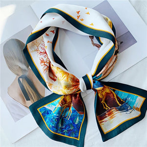 MaraSilk Pure Mulberry Silk Scarf - Ribbon Satin MS790