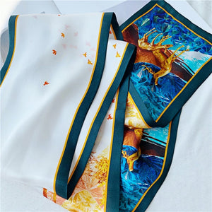 MaraSilk Pure Mulberry Silk Scarf - Ribbon Satin MS790