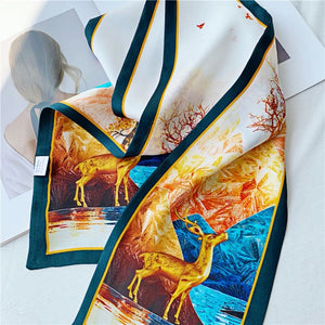 MaraSilk Pure Mulberry Silk Scarf - Ribbon Satin MS790