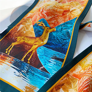 MaraSilk Pure Mulberry Silk Scarf - Ribbon Satin MS790