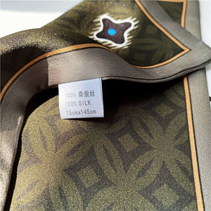 MaraSilk Pure Mulberry Silk Scarf - Ribbon Satin MS791