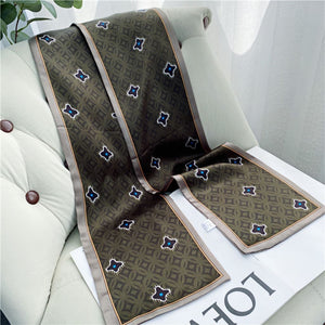 MaraSilk Pure Mulberry Silk Scarf - Ribbon Satin MS791