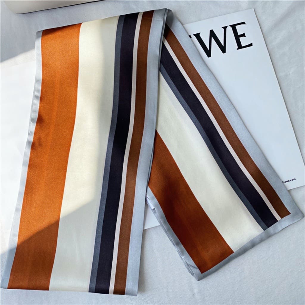 MaraSilk Pure Mulberry Silk Scarf - Ribbon Satin MS792