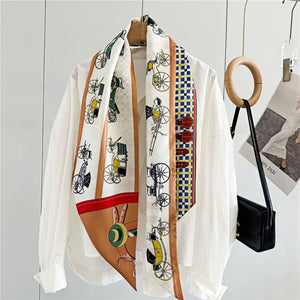 MaraSilk Pure Mulberry Silk Scarf - Ribbon Twill MS796