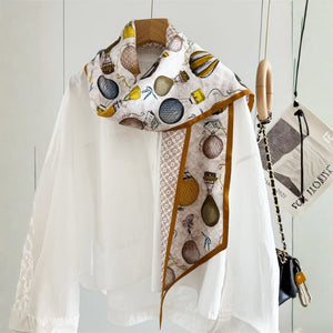 MaraSilk Pure Mulberry Silk Scarf - Ribbon Twill MS925