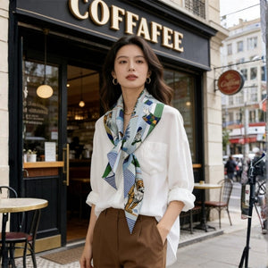 MaraSilk Pure Mulberry Silk Scarf - Ribbon Twill MS926