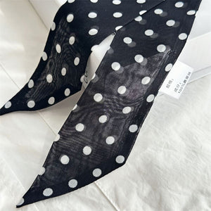 MaraSilk Pure Mulberry Silk Scarf - Skinny Chiffon MS805