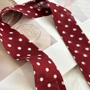 MaraSilk Pure Mulberry Silk Scarf - Skinny Chiffon MS805