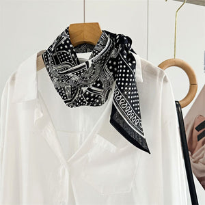 MaraSilk Pure Mulberry Silk Scarf - Skinny Chiffon MS806