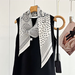 MaraSilk Pure Mulberry Silk Scarf - Skinny Chiffon MS806