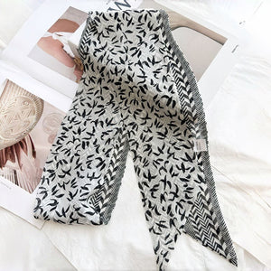 MaraSilk Pure Mulberry Silk Scarf - Skinny Chiffon MS806