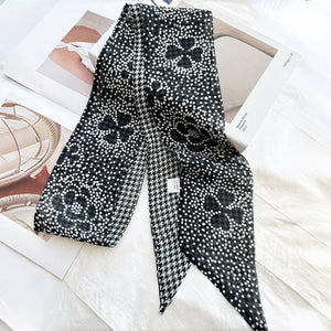 MaraSilk Pure Mulberry Silk Scarf - Skinny Chiffon MS806