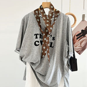 MaraSilk Pure Mulberry Silk Scarf - Skinny Chiffon MS807