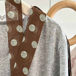 MaraSilk Pure Mulberry Silk Scarf - Skinny Chiffon MS807