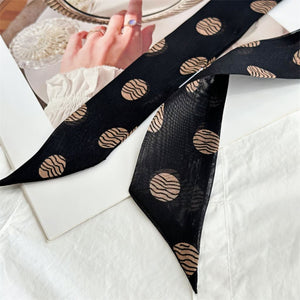 MaraSilk Pure Mulberry Silk Scarf - Skinny Chiffon MS807