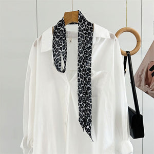 MaraSilk Pure Mulberry Silk Scarf - Skinny Chiffon MS809