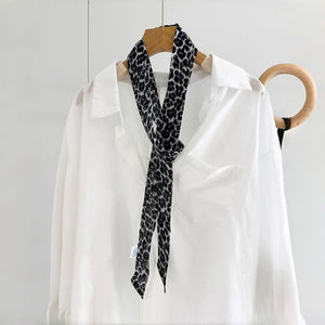 MaraSilk Pure Mulberry Silk Scarf - Skinny Chiffon MS809