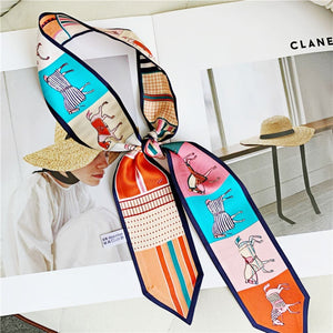 MaraSilk Pure Mulberry Silk Scarf - Skinny Twill MS799