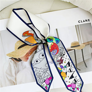 MaraSilk Pure Mulberry Silk Scarf - Skinny Twill MS799