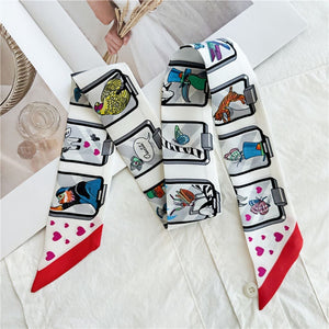 MaraSilk Pure Mulberry Silk Scarf - Skinny Twill MS804