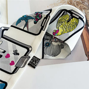 MaraSilk Pure Mulberry Silk Scarf - Skinny Twill MS804