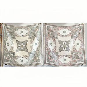 MaraSilk Pure Mulberry Silk Scarf - Square Brocade MS275 25" x 25" MS27501