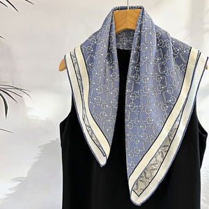 MaraSilk Pure Mulberry Silk Scarf - Square Brocade MS275