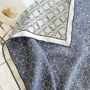 MaraSilk Pure Mulberry Silk Scarf - Square Brocade MS275