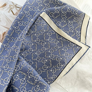 MaraSilk Pure Mulberry Silk Scarf - Square Brocade MS275