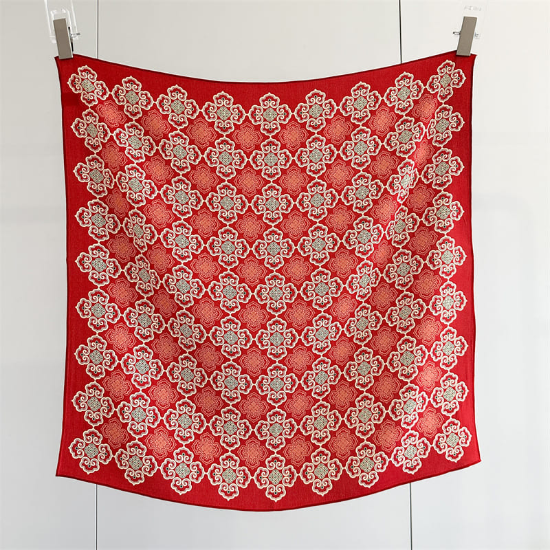 MaraSilk Pure Mulberry Silk Scarf - Square Crepe de Chine MS1001 25" x 25" MS100101