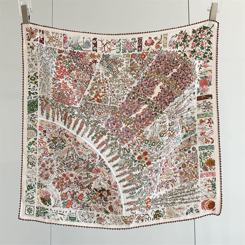 MaraSilk Pure Mulberry Silk Scarf - Square Crepe de Chine MS1003 25" x 25" MS100301