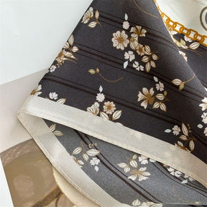 MaraSilk Pure Mulberry Silk Scarf - Square Crepe de Chine MS966