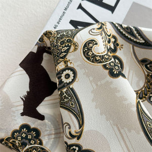 MaraSilk Pure Mulberry Silk Scarf - Square Crepe de Chine MS966