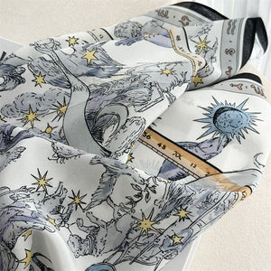 MaraSilk Pure Mulberry Silk Scarf - Square Crepe de Chine MS975