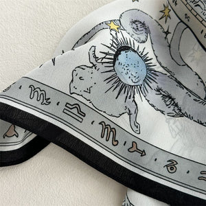 MaraSilk Pure Mulberry Silk Scarf - Square Crepe de Chine MS975