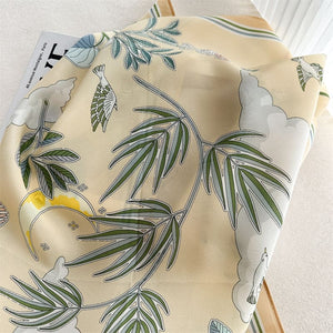 MaraSilk Pure Mulberry Silk Scarf - Square Crepe de Chine MS976