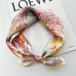 MaraSilk Pure Mulberry Silk Scarf Square Crepe Satin MS02-29